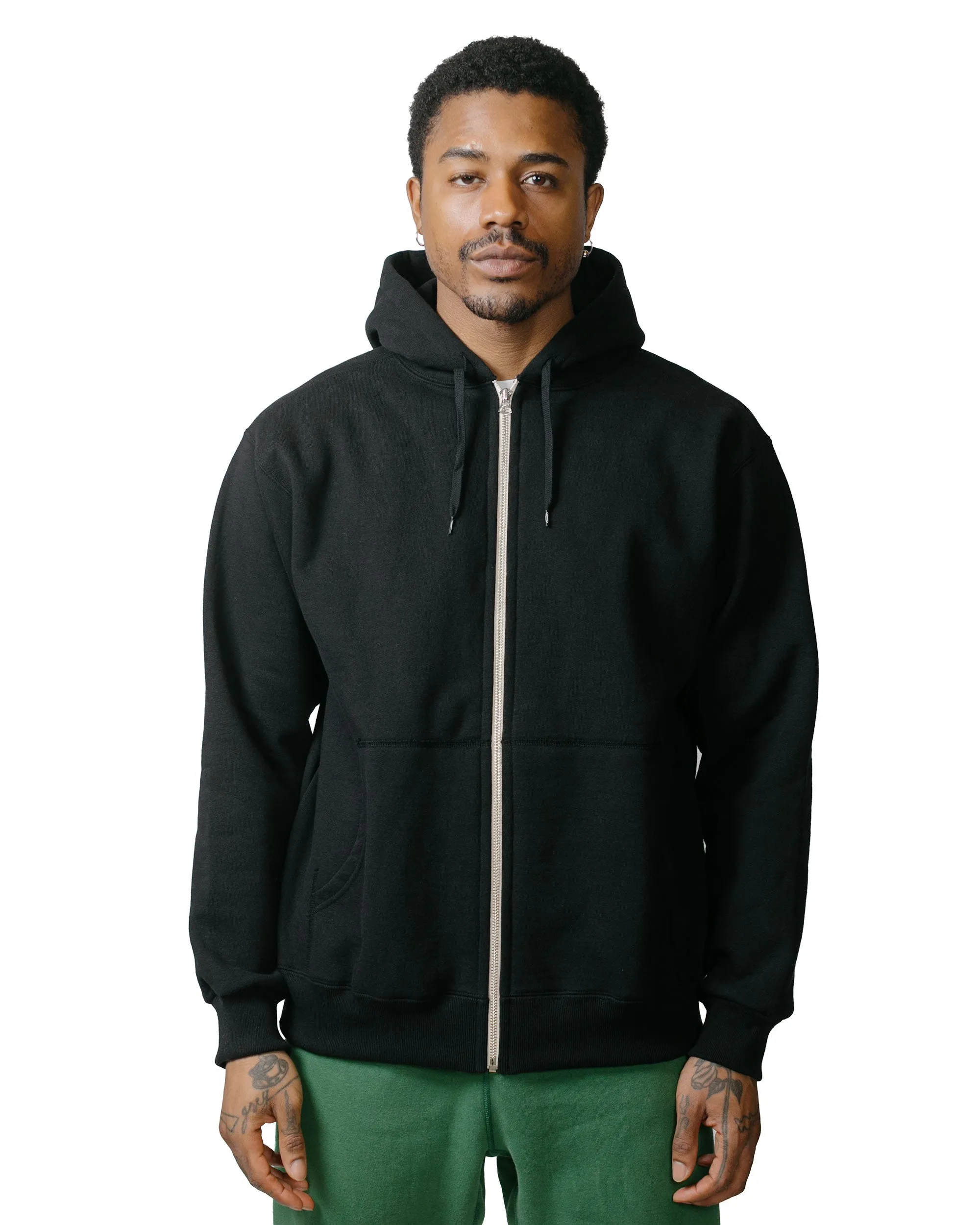 The Real McCoy's BC23101 Buco F/Z Parka Sweatshirt Black