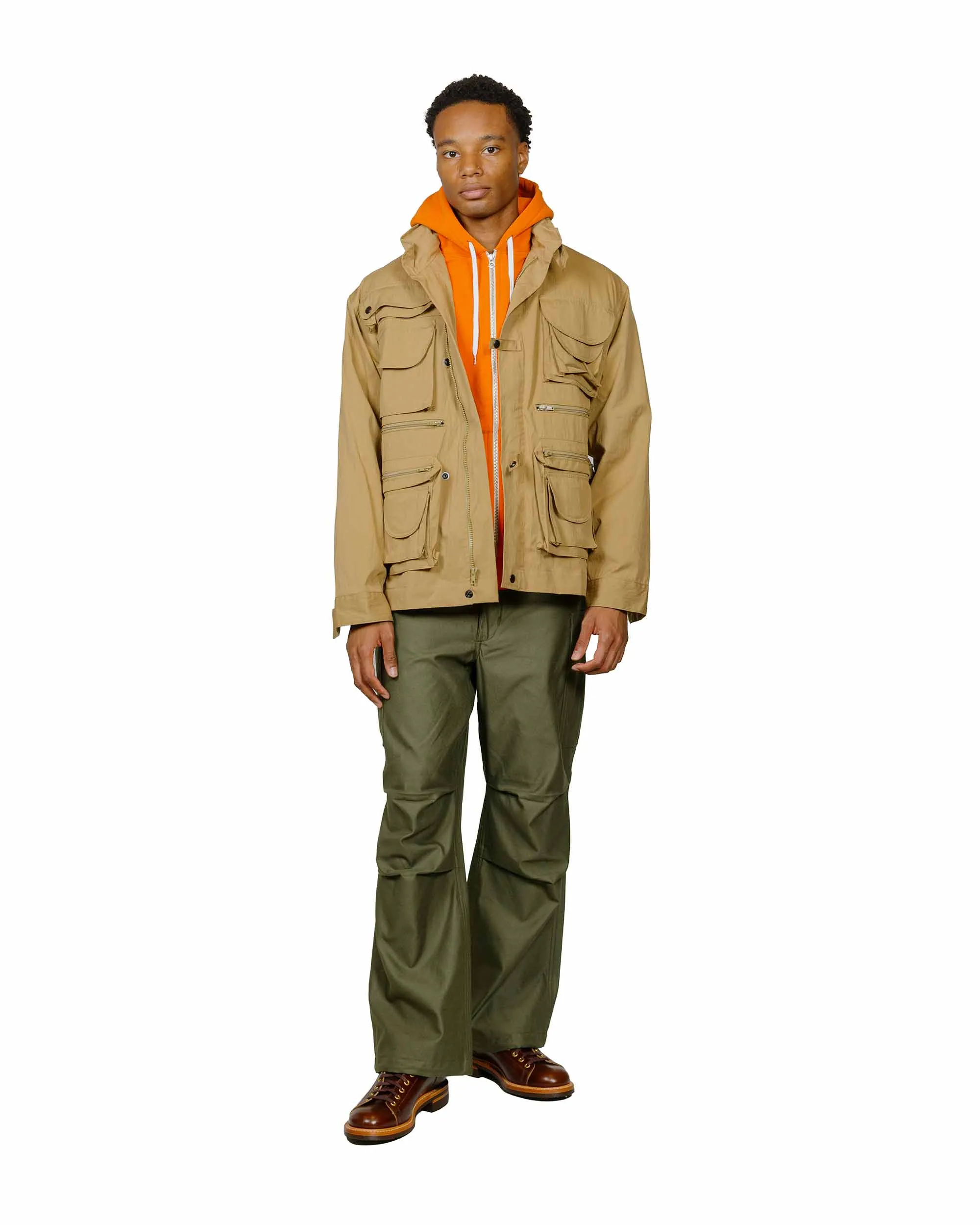 The Real McCoy's BC23101 Buco F/Z Parka Sweatshirt Orange