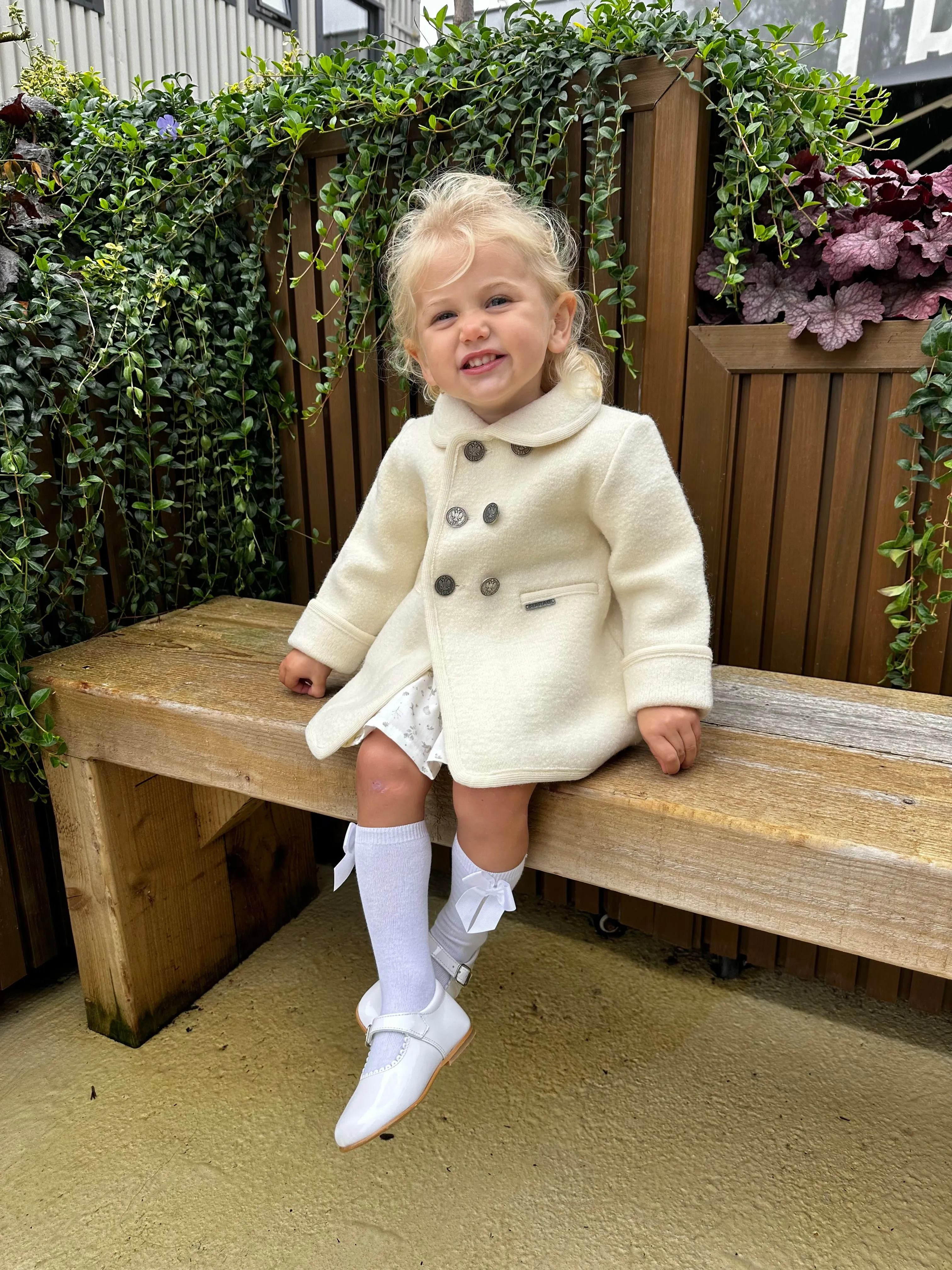 Unisex Cream Marae Coat