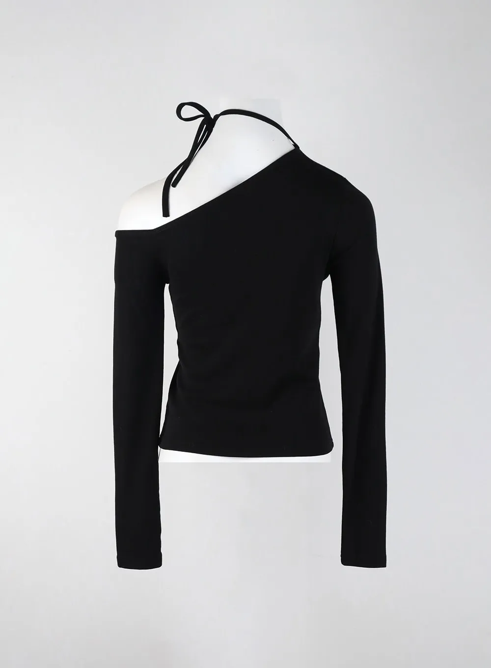 V-Neck Long Sleeve Crop Top IJ403