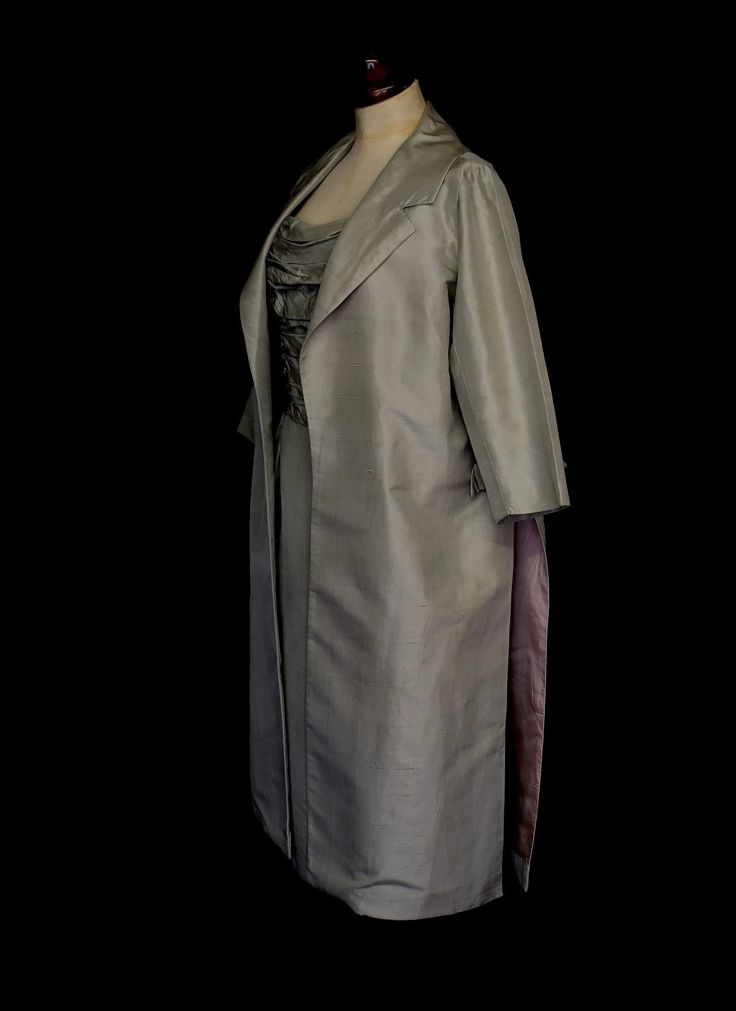 Vintage 1950s Cocktail Dress and Coat