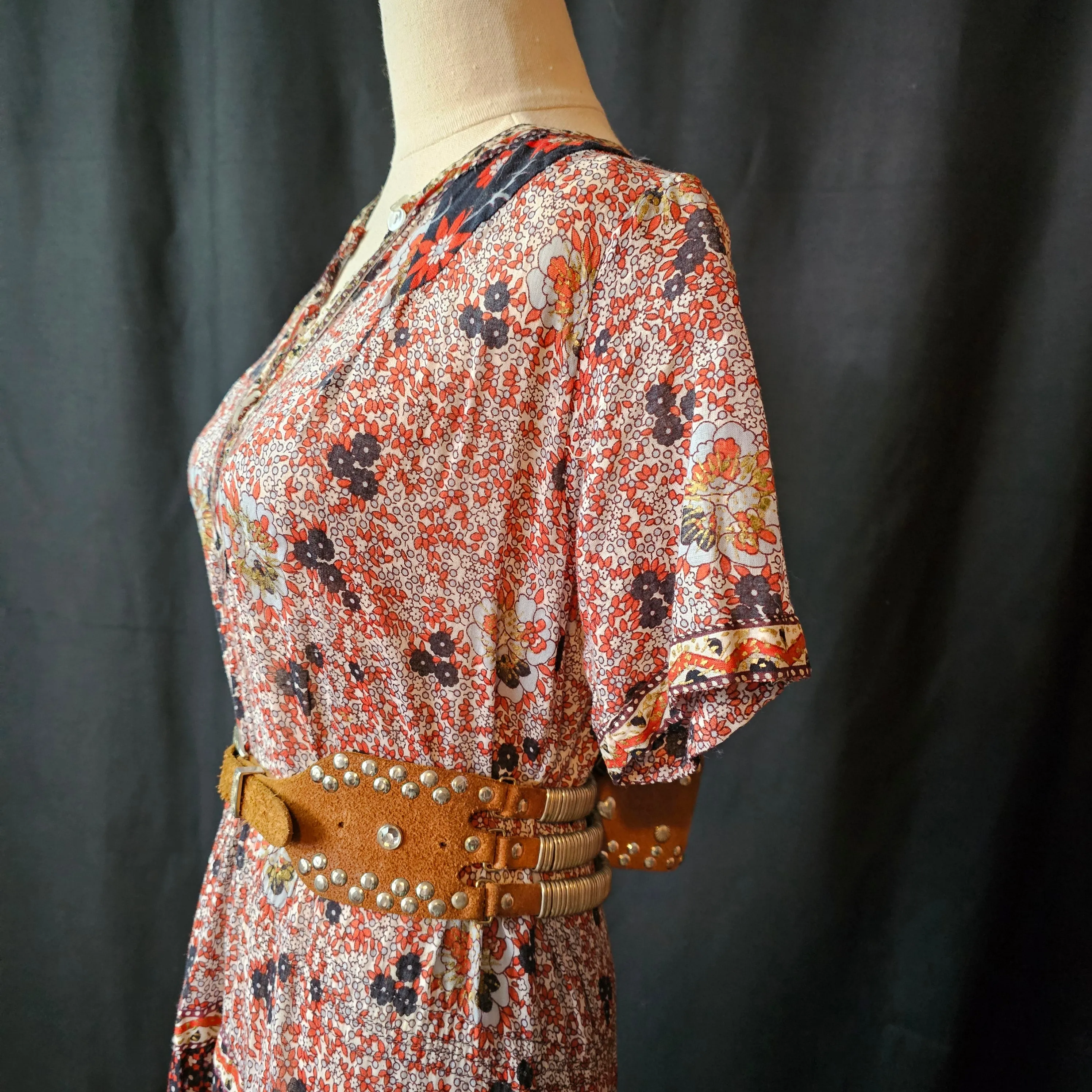 Vintage Indian cotton dress 10