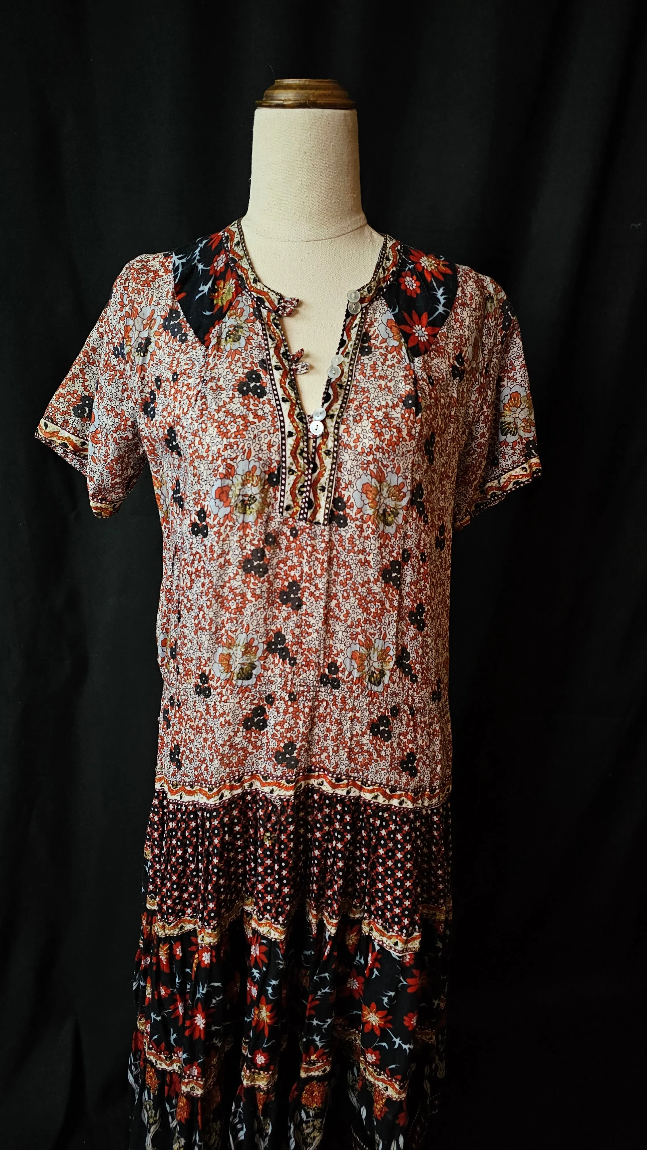 Vintage Indian cotton dress 10