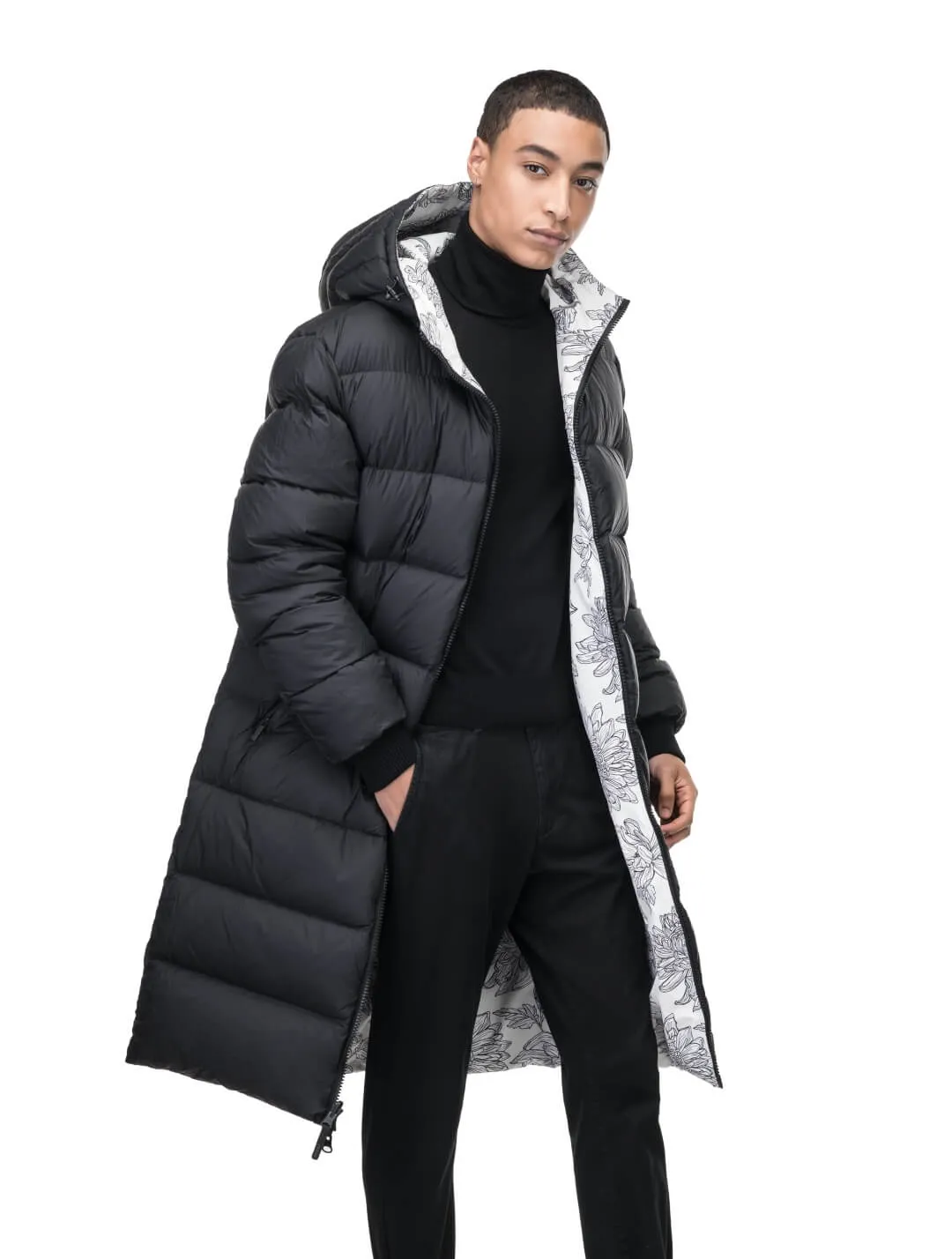 Wayland Men's Long Reversible Puffer - NEXT by Nobis