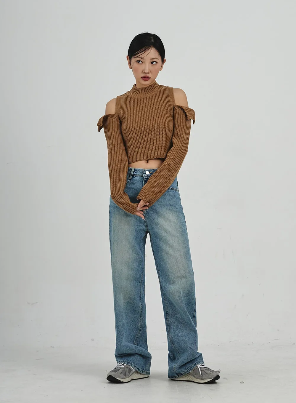 Wide Bootcut Jeans CD02