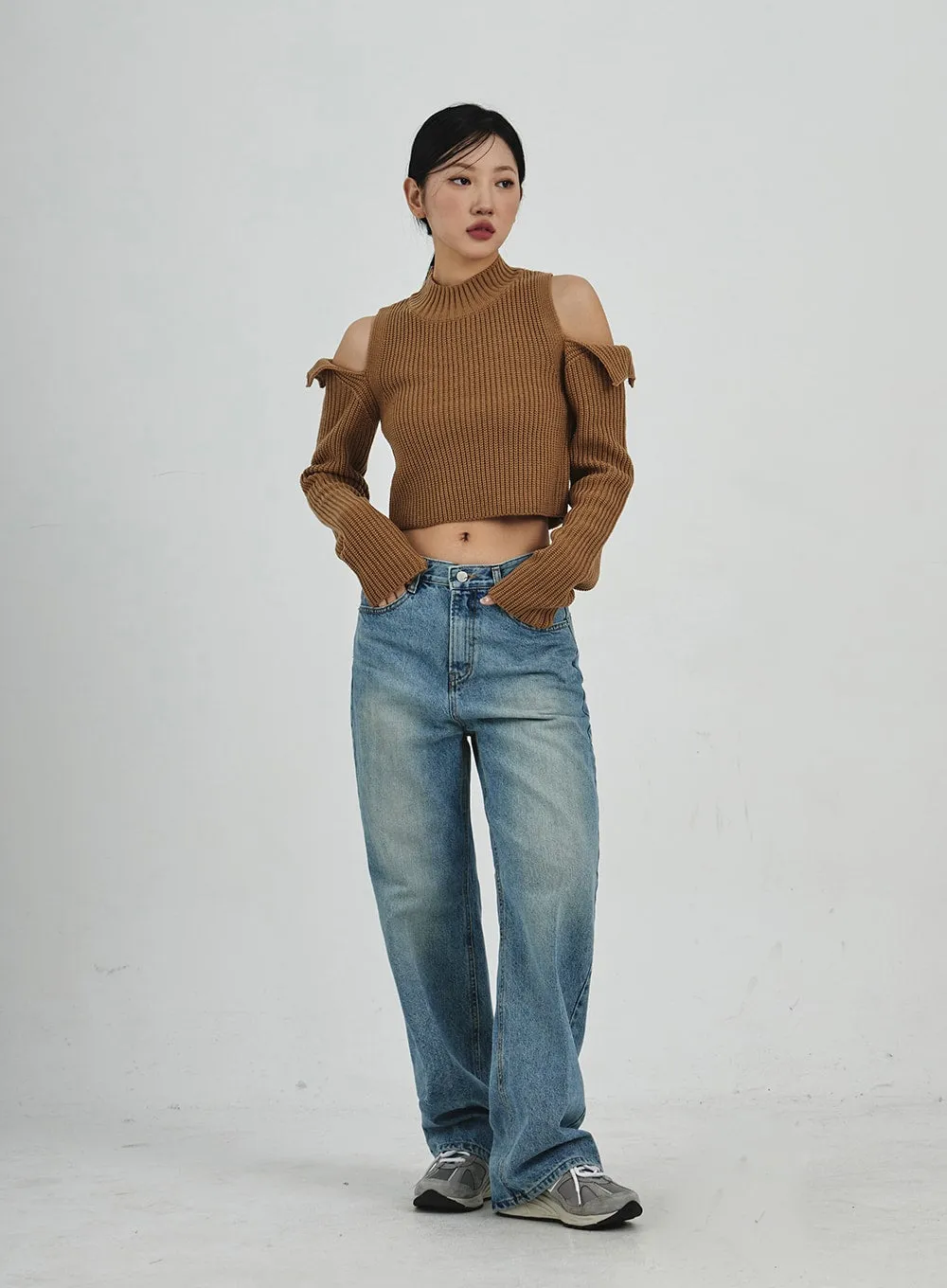 Wide Bootcut Jeans CD02