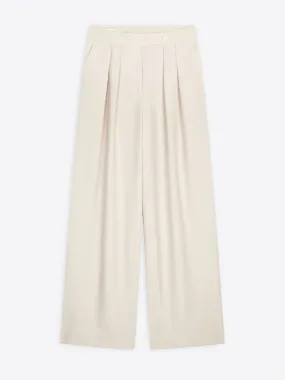 Wide pleated pants