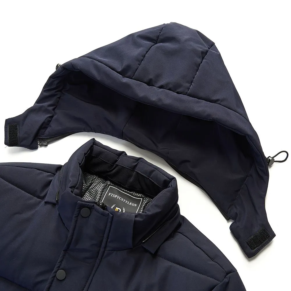 Winter New Plus Long Warm Thick Hood Parkas Jacket