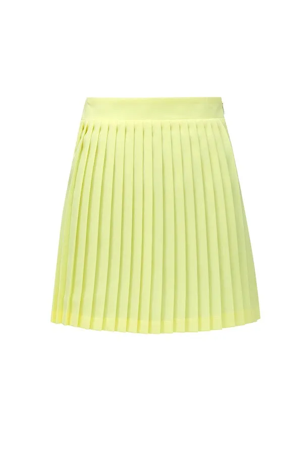 WOMEN CHELSEA PLEATED SKIRT (YELLOW)