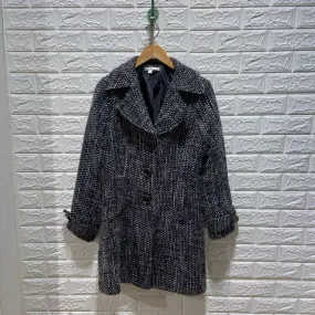 Wool Blend Knit Coat *as is*