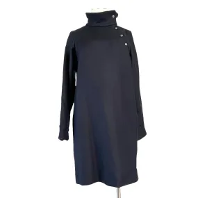 Wool Navy Dress - M