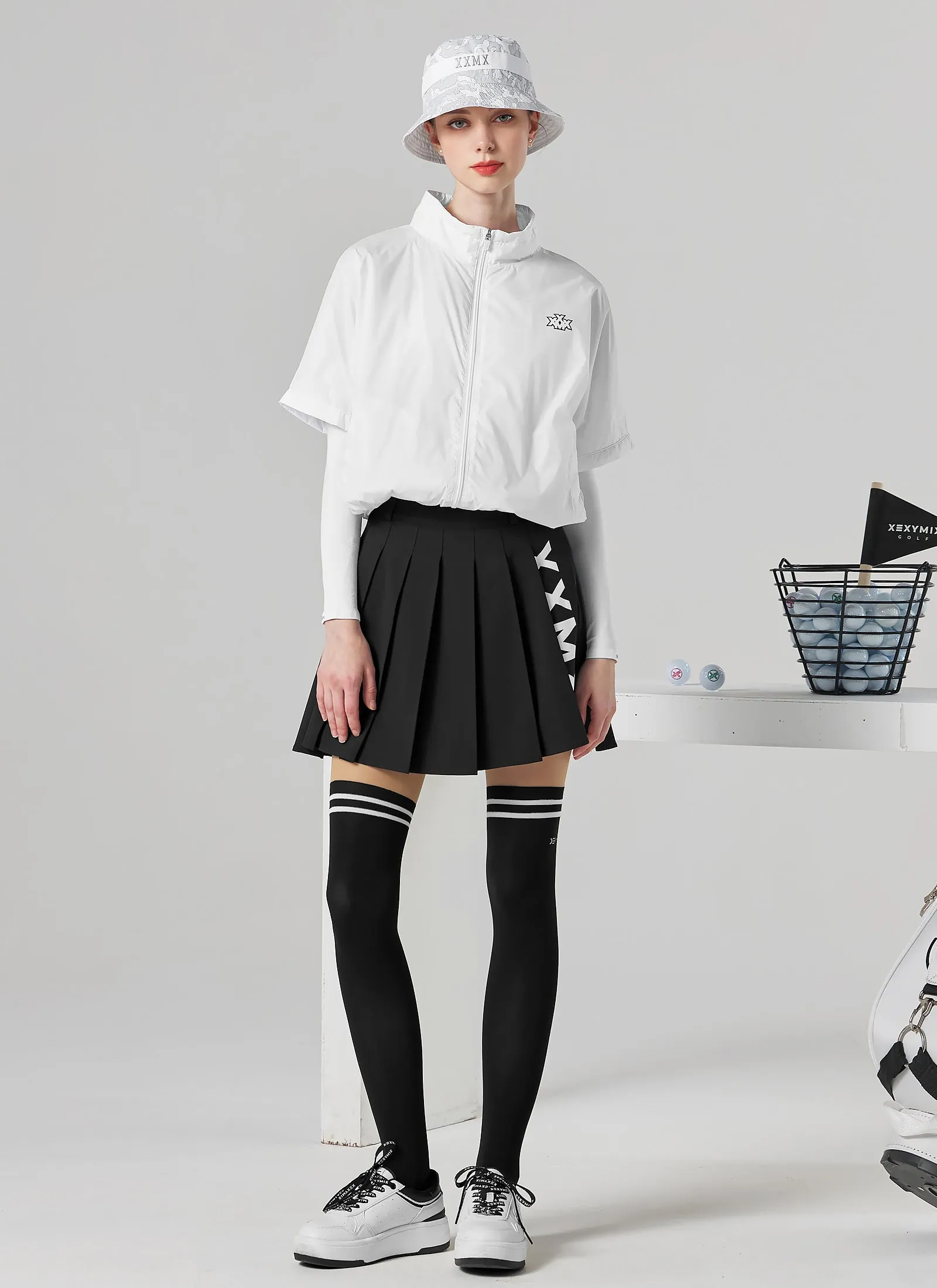 XXMX Pleated Culottes Skirt