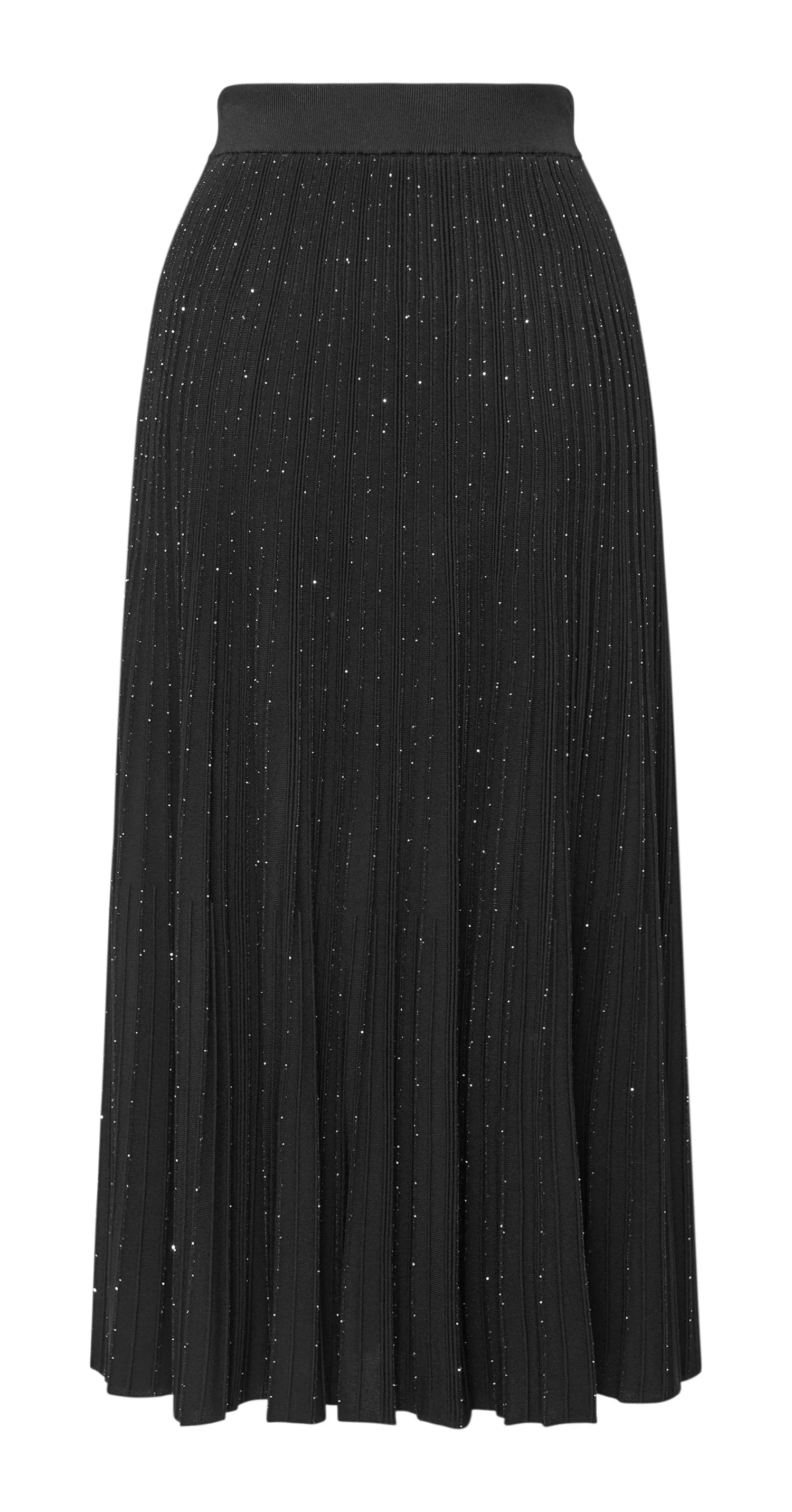 YAYING A-Line Pleated Midi Skirt