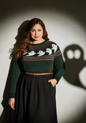 You've Been Ghosted Fair Isle Sweater