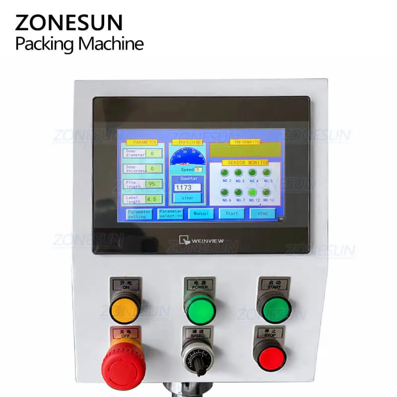 ZONESUN ZS-PK960 Automatic Cleaning Hotel Round Soap Packing Wrapper Machine Pleated Wrap Pleat Packaging Wrapping Machine