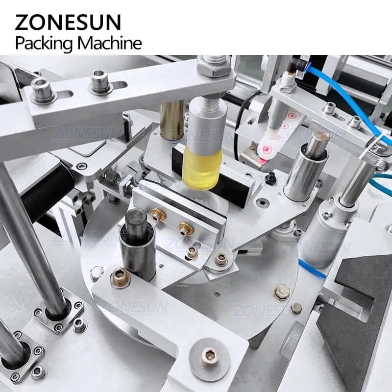 ZONESUN ZS-PK960 Automatic Cleaning Hotel Round Soap Packing Wrapper Machine Pleated Wrap Pleat Packaging Wrapping Machine